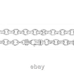 Sterling Silver Cast Belcher Chain British Made 925 Hallmarked 22 Weight 57 g