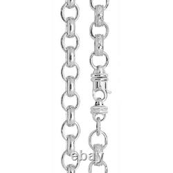 Sterling Silver Cast Belcher Chain British Made 925 Hallmarked 22 Weight 76 g