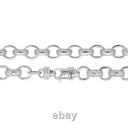 Sterling Silver Cast Belcher Chain British Made 925 Hallmarked 22 Weight 76 g
