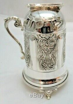 Sterling Silver Charity Tzedakah Box With Handle Made by Hadad
