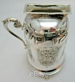 Sterling Silver Charity Tzedakah Box With Handle Made by Hadad