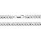 Sterling Silver Cuban Chain British Made 925 Hallmarked 22 Weight 75 g