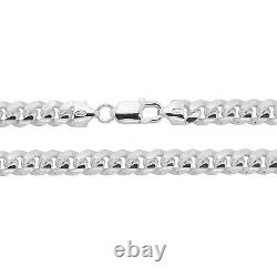 Sterling Silver Cuban Chain British Made 925 Hallmarked 22 Weight 75 g
