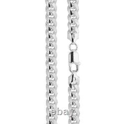 Sterling Silver Cuban Chain British Made 925 Hallmarked 22 Weight 75 g