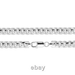 Sterling Silver Cuban Chain British Made 925 Hallmarked 22 Weight 75 g