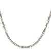 Sterling Silver Curb Chain Necklace, 3.5 mm