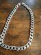 Sterling Silver Curb Link Chain Necklace 78g 18 (46cm) Made in Italy