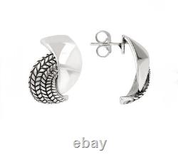 Sterling Silver Earrings/Made In Italy Albert M