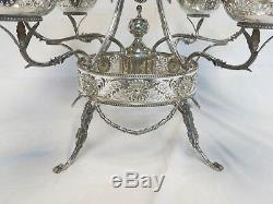 Sterling Silver Epergne. Hand Made. Asprey London. Stunning. 7 Large Baskets