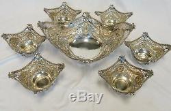 Sterling Silver Epergne. Hand Made. Asprey London. Stunning. 7 Large Baskets