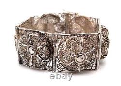 Sterling Silver Filigree Bracelet Made in Palestine