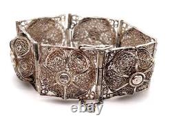 Sterling Silver Filigree Bracelet Made in Palestine