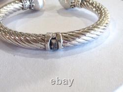 Sterling Silver Hinged Bangle Bracelet Sterling Made In Italy Bracelet