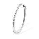 Sterling Silver Hinged Bangle Gemstone British Made Hallmarked Brand New