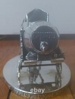 Sterling Silver Horse and Buggy Netafim Besamim Spice Box Made in israel 925