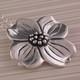 Sterling Silver Irish Made Large Dogwood Pendant Spirit of Ireland