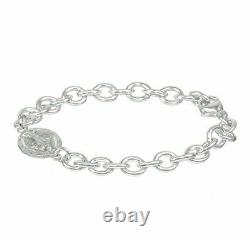 Sterling Silver Linked Miraculous Medal Bracelet, Made in U. S, Gift Box