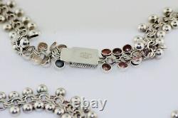 Sterling Silver Loop and Bail Design Necklace 16 (made in Denmark)