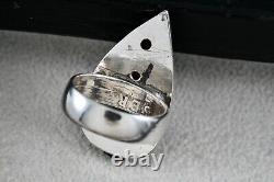 Sterling Silver Native American Arrowhead Hand Made Coin Ring Size 7.5