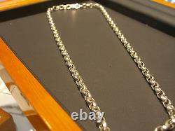 Sterling Silver Necklace Hand Made Italian 925 New Wow