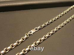 Sterling Silver Necklace Hand Made Italian 925 New Wow