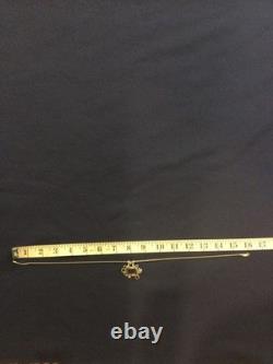 Sterling Silver Necklace Made in Italy and Gemstone Pendant