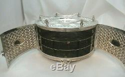 Sterling Silver Passover Seder Kaarah 3 Tiered with Doors 2148g Made By Hadad