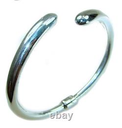 Sterling Silver Pearl Bracelet 925 Italy Made Handcrafted Statement 15.20g Sterling Silver Pearl Bracelet 925 Italy Made Handcrafted Statement 15.20g