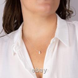 Sterling Silver Pearl Pendant 925 Hallmarked British Made All Chain Lengths