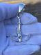 Sterling Silver Pendant Mens Gents Carp Fishing Anchor Heavy Gents UK Made