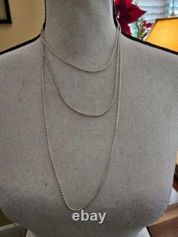 Sterling Silver Popcorn Link Chain, Made in Italy, 60