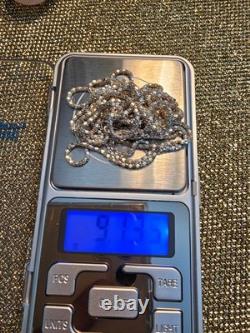 Sterling Silver Popcorn Link Chain, Made in Italy, 60