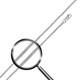 Sterling Silver Rhodium Finish 2.5mm Hollow Franco Chain Necklace, Made in Italy