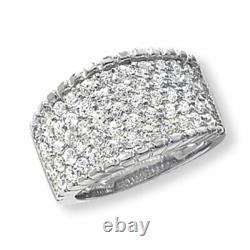 Sterling Silver Ring Anniversary Gemstone 925 Hallmarked Size L U British Made