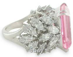 Sterling Silver Ring for Women 925 Shop CZ Pink White Marquise ADASTRA JEWELRY