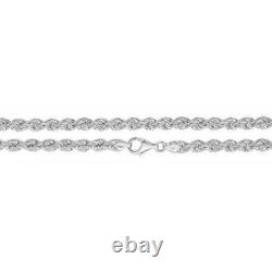 Sterling Silver Roped Bracelet British Made 925 Hallmarked 8 Weight 11.2g