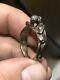 Sterling Silver Rude Erotic Kiss Reach-around Ring Hand Made Size P 1/2 Funny