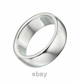 Sterling Silver Solid Band Ring 925 Hallmarked Size Q Z British Made