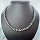 Sterling Silver Southwestern Style 4-8 mm Navajo Pearl Bead 18- 20 Necklace