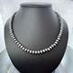 Sterling Silver Southwestern Style 6 mm Navajo Pearl Beads 18-20 Necklace