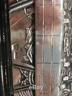 Sterling Silver Stamped 9.25 Icon Of The Last Supper from on Wood made inGreece