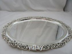 Sterling Silver Tray Made in Italy Oval Brand New Stunning