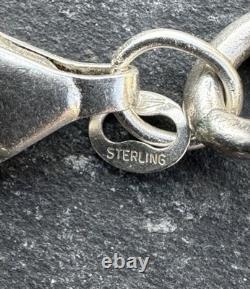 Sterling Silver Vintage Well Made 32'' Long Necklace, 68.5 Grams
