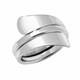 Sterling Silver Wrap Ring 925 Hallmarked Size L S British Made