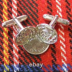 Sterling Silver hallmarked real scottish made cufflinks