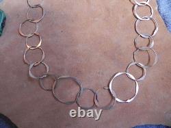 Sterling Silver hand made Links Necklace 19 by JB Navajo