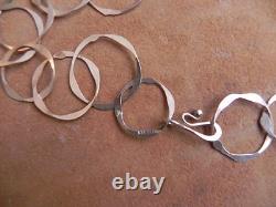 Sterling Silver hand made Links Necklace 19 by JB Navajo