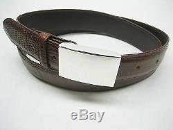 Sterling silver 925, 1 oz engravible buckle for 30 mm belt strap MADE IN U. S. A