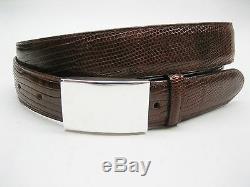 Sterling silver 925, 1 oz engravible buckle for 30 mm belt strap MADE IN U. S. A