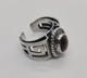 Sterling silver 925 ring. Tiger eye stone. Hand made Mexico. Adjustable size